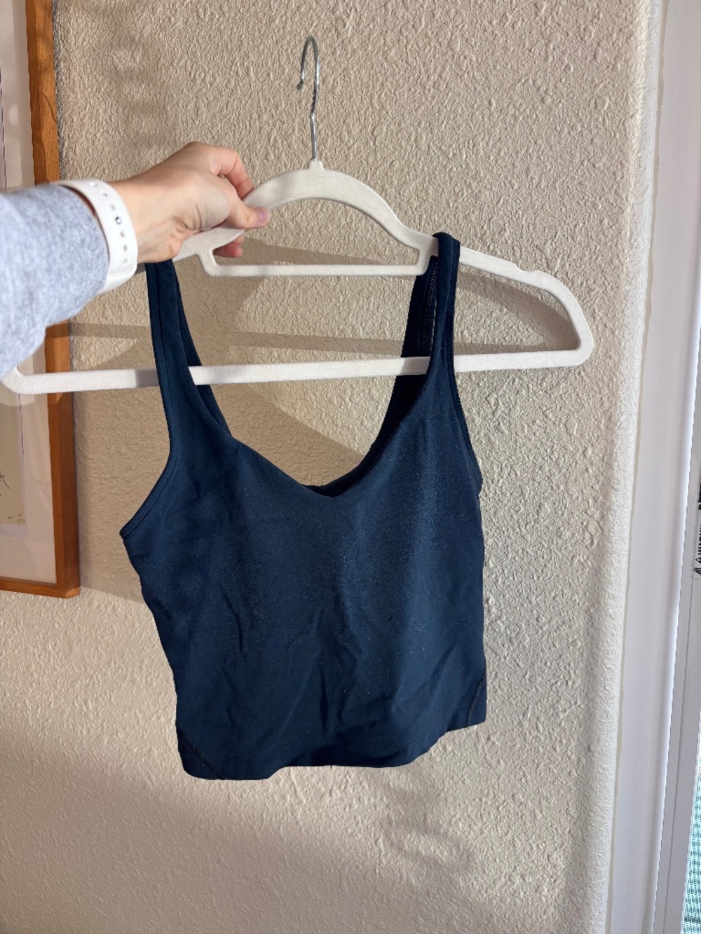 Lululemon Align Top, dyed dark teal